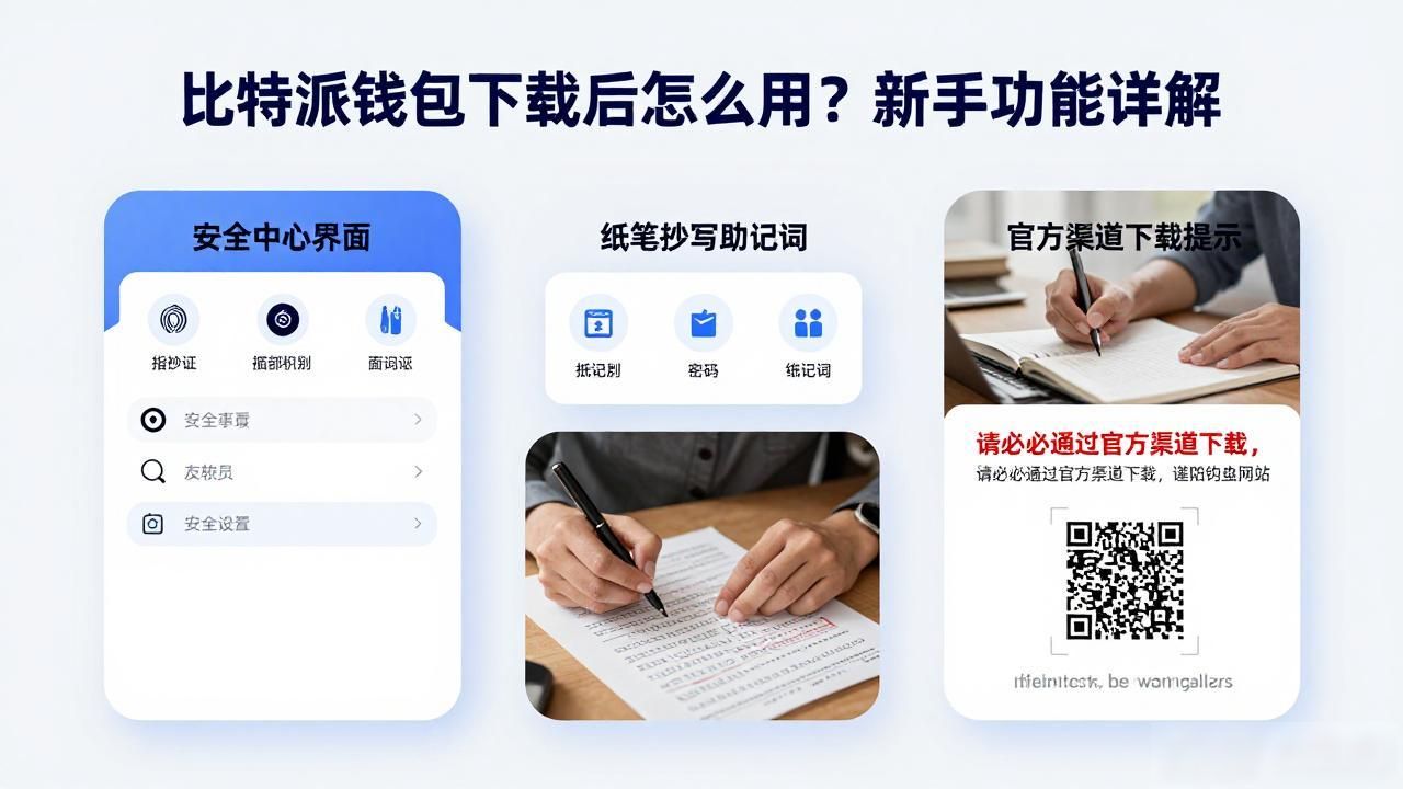 比特派钱包下载后怎么用？新手功能详解