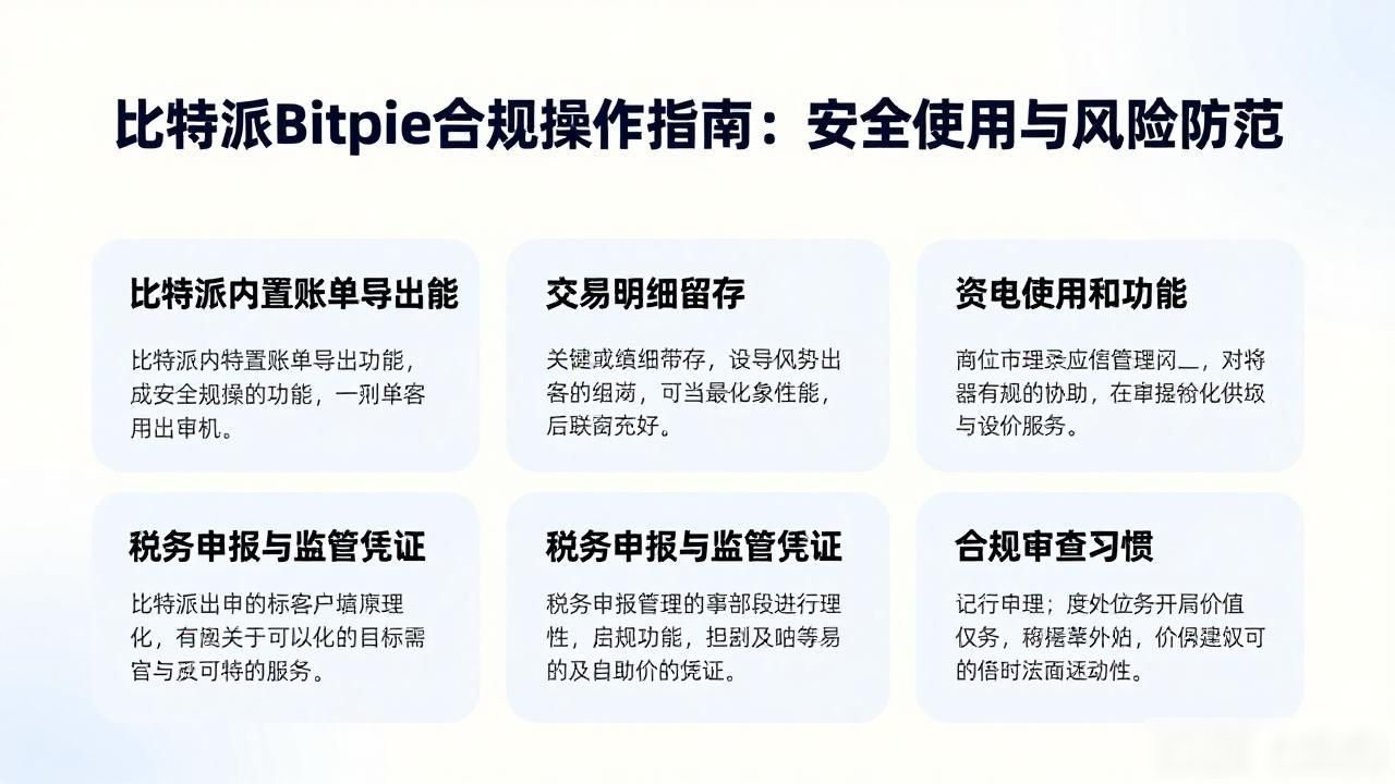 比特派Bitpie合规操作指南：安全使用与风险防范