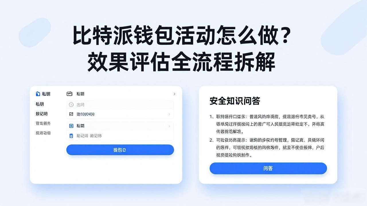 比特派钱包活动怎么做？效果评估全流程拆解