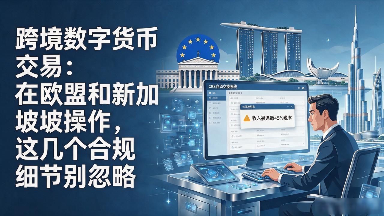 跨境数字货币交易：在欧盟和新加坡操作，这几个合规细节别忽略