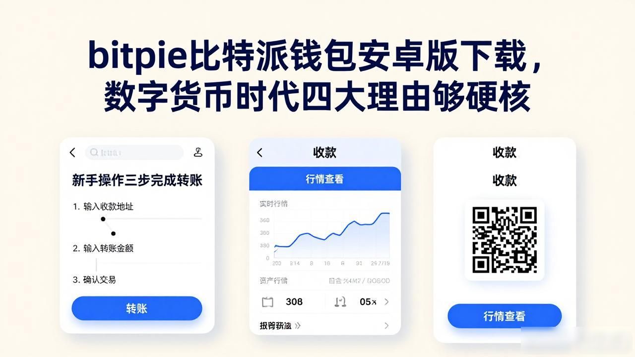 bitpie比特派钱包安卓版下载，数字货币时代四大理由够硬核