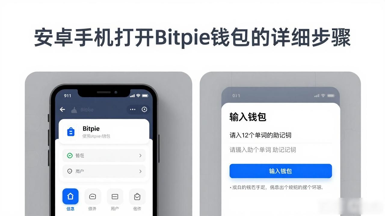 安卓手机打开Bitpie钱包的详细步骤