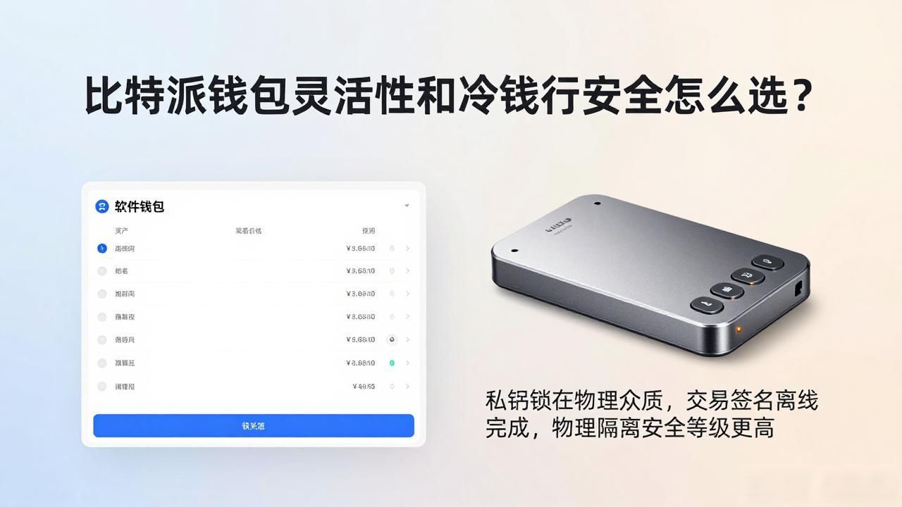 比特派钱包灵活性和冷钱包安全怎么选？