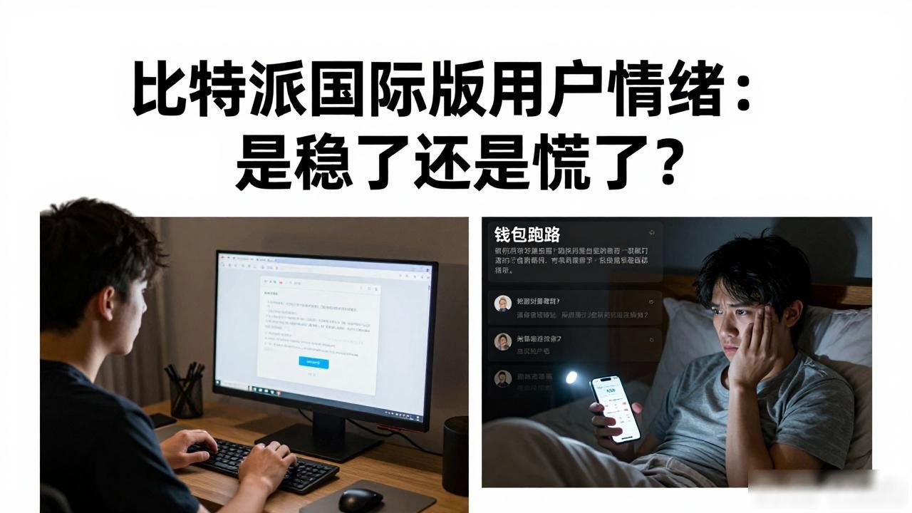比特派国际版用户情绪：是稳了还是慌了？