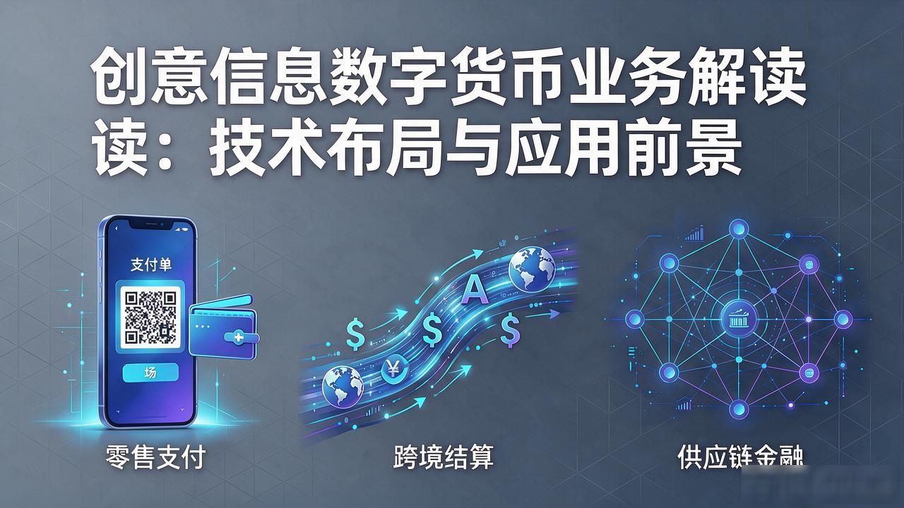 创意信息数字货币业务解读：技术布局与应用前景