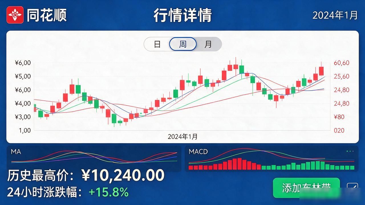 同花顺看数字货币行情，这几个入口最实用，别再瞎找了