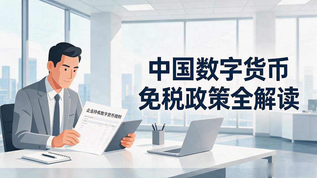 中国数字货币免税政策全解读：个人买卖免不免税，企业怎么算
