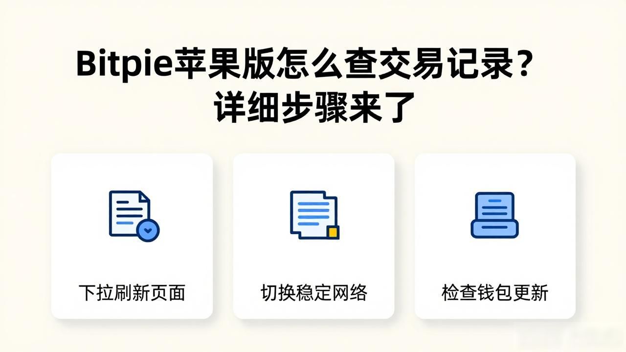 Bitpie苹果版怎么查交易记录？详细步骤来了