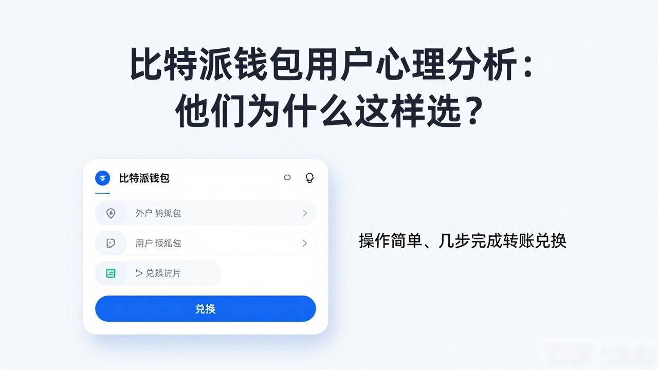比特派钱包用户心理分析：他们为什么这样选？