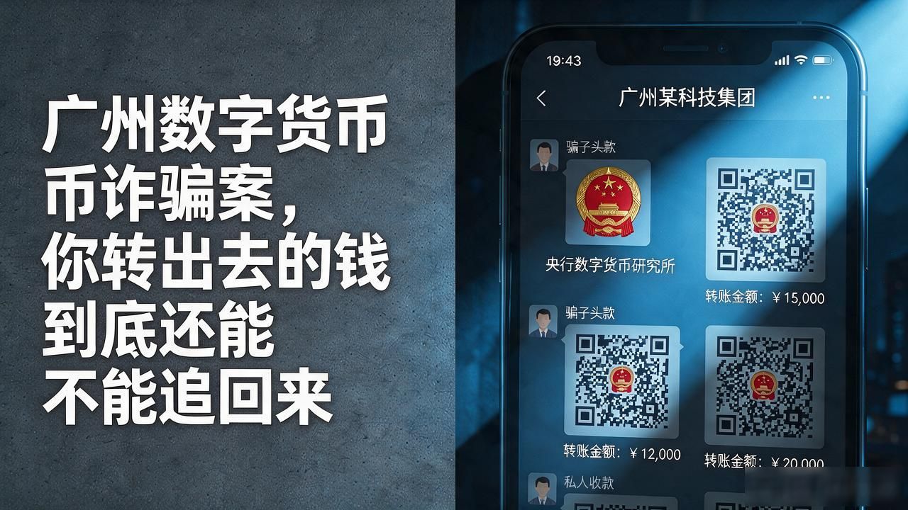 广州数字货币诈骗案，你转出去的钱到底还能不能追回来