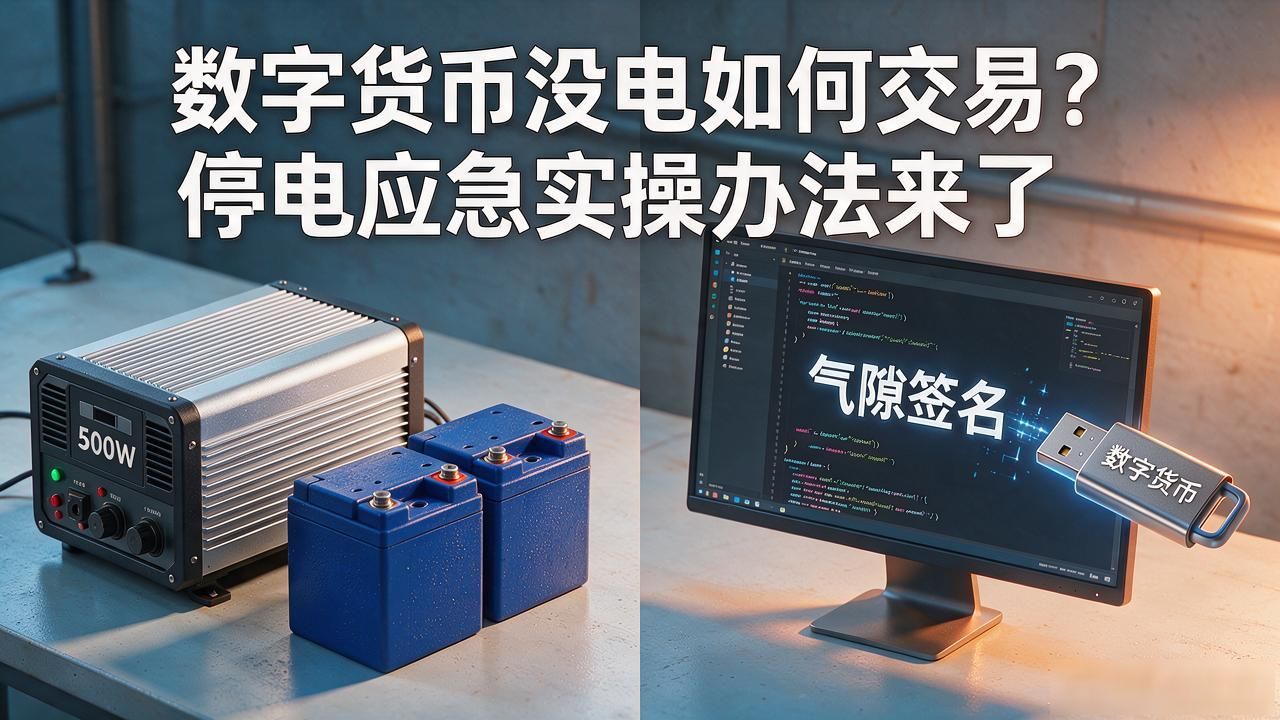 数字货币没电如何交易？停电应急实操办法来了