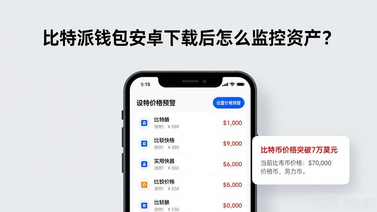 比特派钱包安卓下载后怎么监控资产？