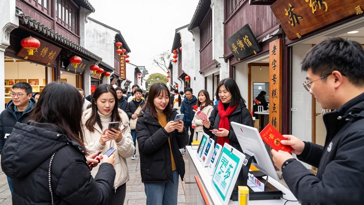 苏州数字货币新利好：市民领现金红包 商户零手续费