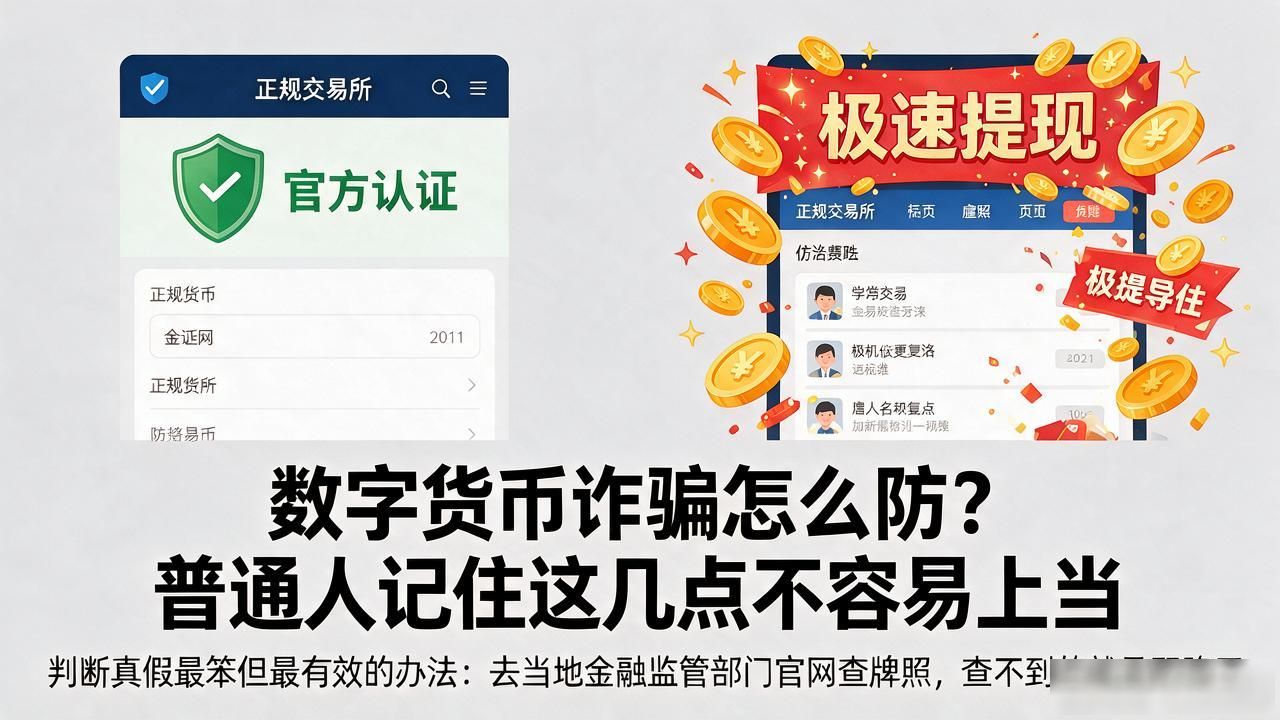 数字货币诈骗怎么防？普通人记住这几点不容易上当