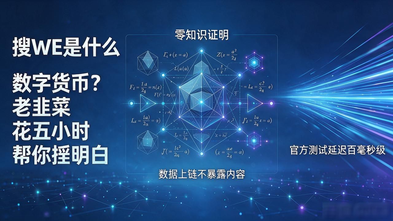 搜WE是什么数字货币？老韭菜花五小时帮你捋明白