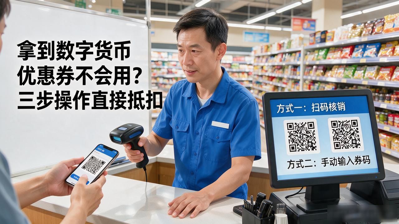 拿到数字货币优惠券不会用？三步操作直接抵扣，别让它白过期