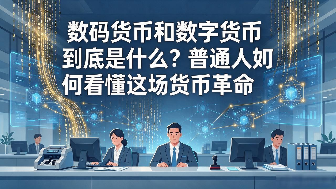 数码货币和数字货币到底是什么？普通人如何看懂这场货币革命
