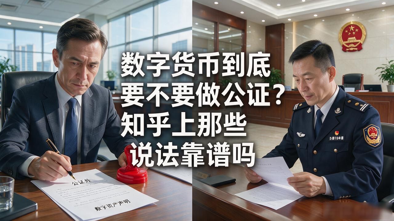 数字货币到底要不要做公证？知乎上那些说法靠谱吗