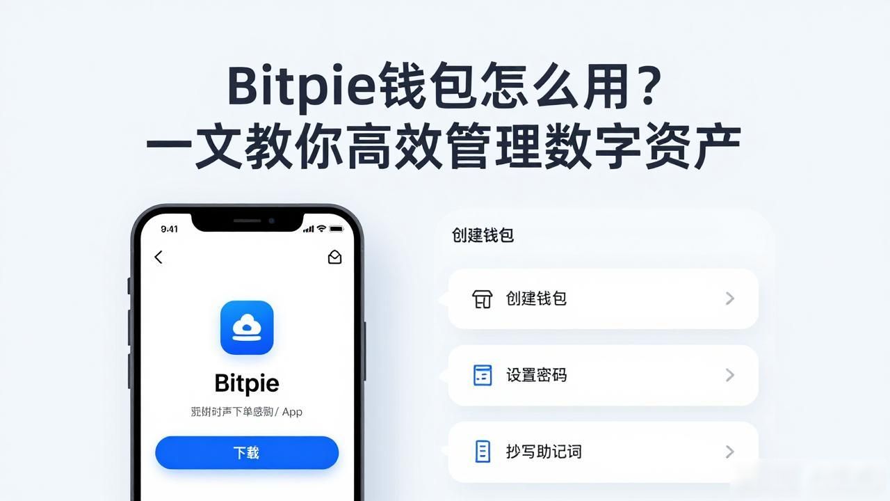 Bitpie钱包怎么用？一文教你高效管理数字资产