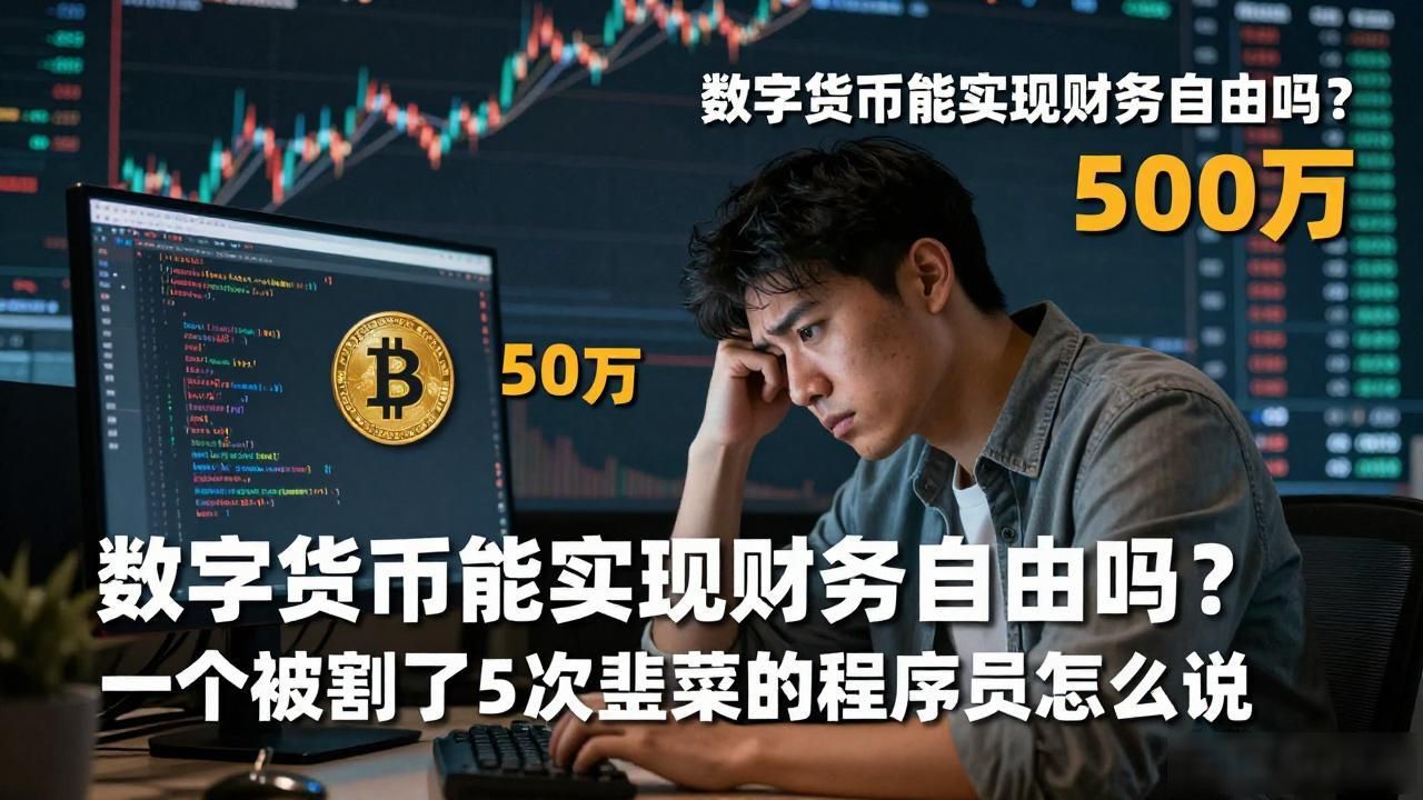 数字货币能实现财务自由吗？一个被割了5次韭菜的程序员怎么说