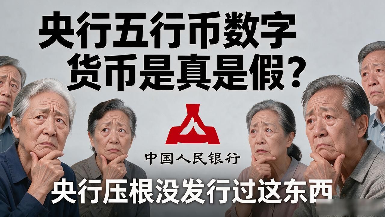 央行五行币数字货币是真是假？央行压根没发行过这东西