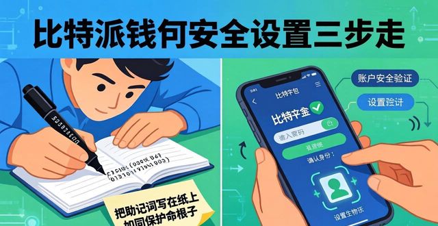 比特派钱包安全设置三步走，保护你的数字资产