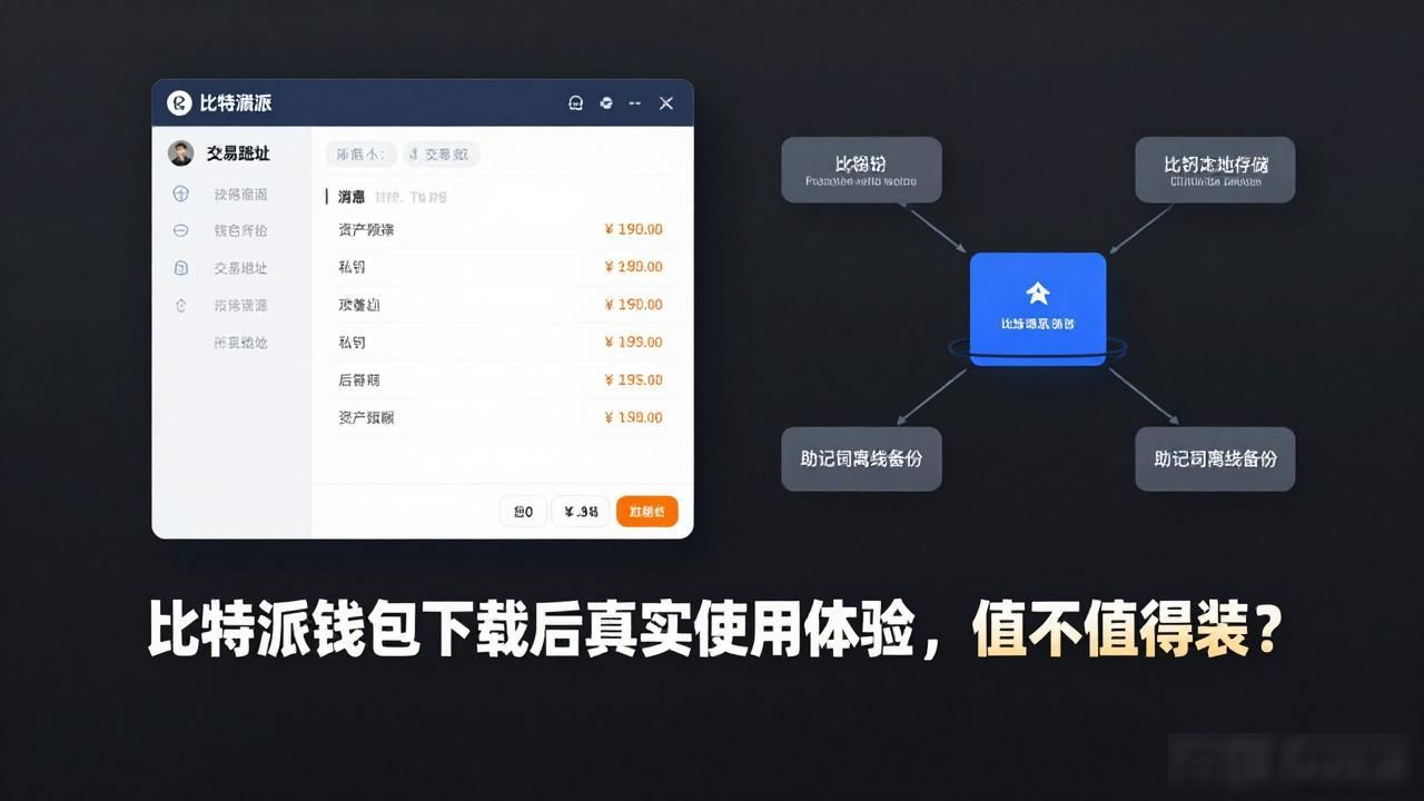 比特派钱包下载后真实使用体验，值不值得装？
