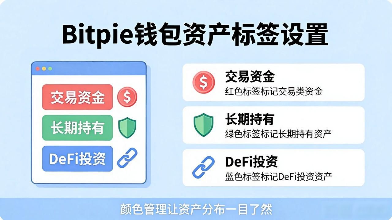 Bitpie钱包怎么给资产分类打标签？新手一看就会