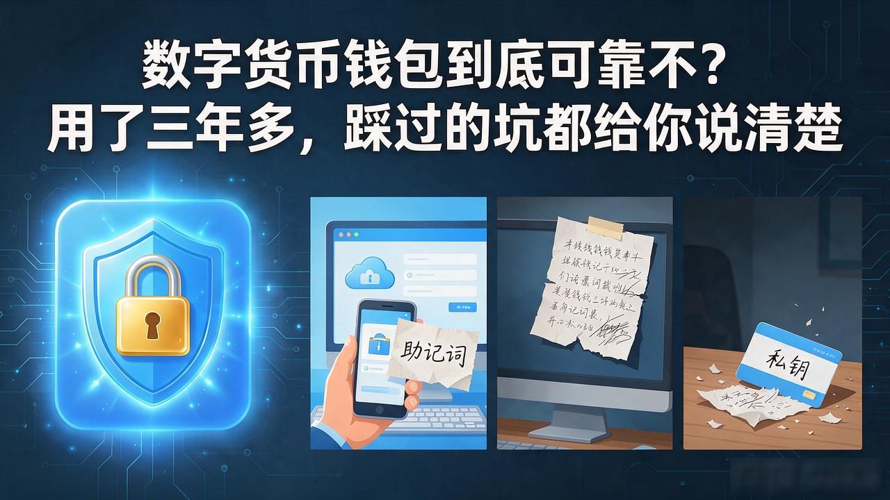 数字货币钱包到底可靠不？用了三年多，踩过的坑都给你说清楚