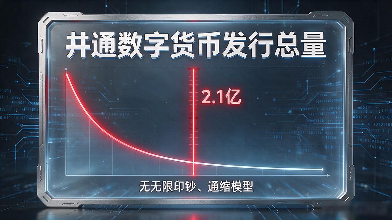 井通数字货币发行总量到底定多少，上限锁死之后还会不会再发新币