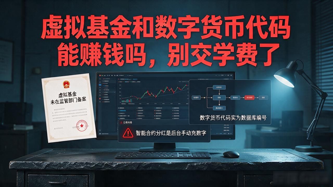 虚拟基金和数字货币代码能赚钱吗，别交学费了