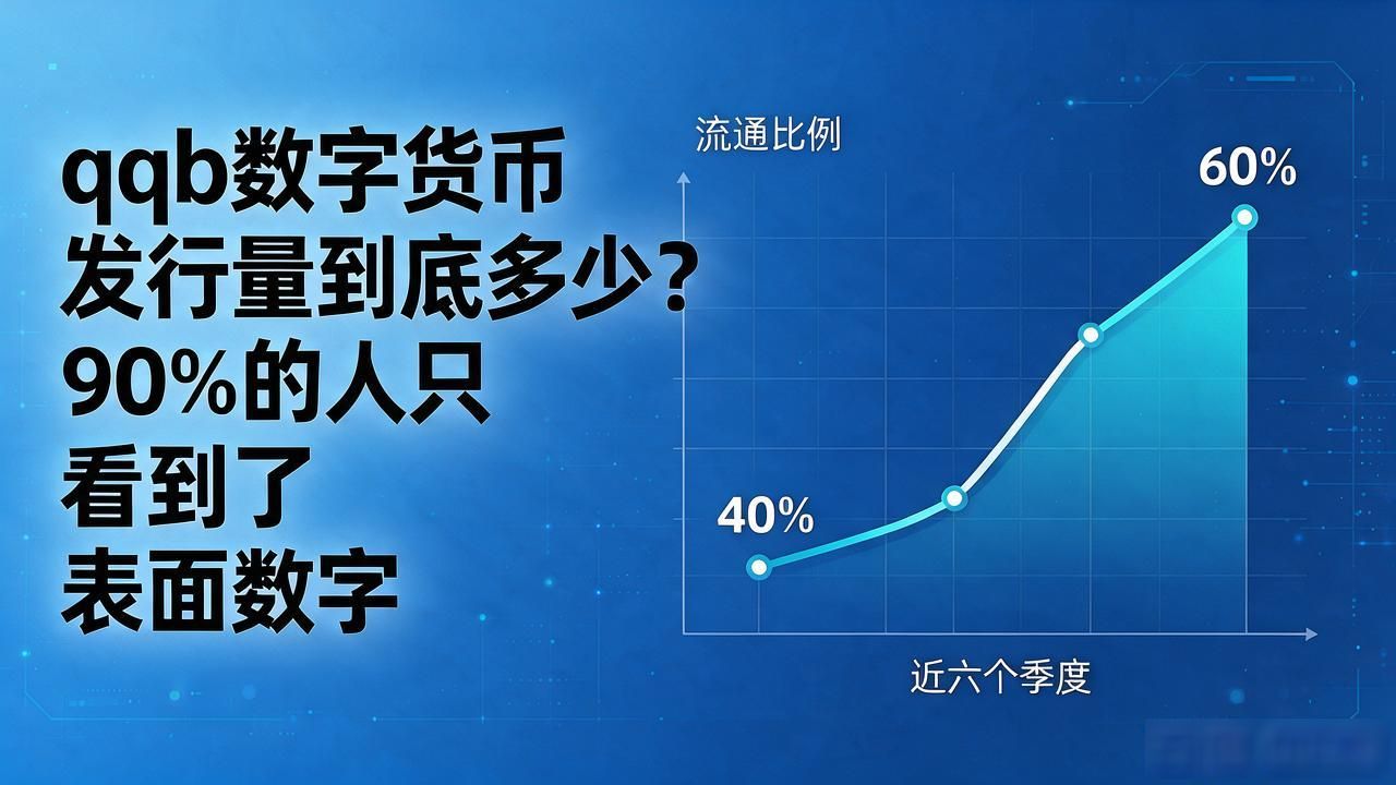 qqb数字货币发行量到底多少？90%的人只看到了表面数字