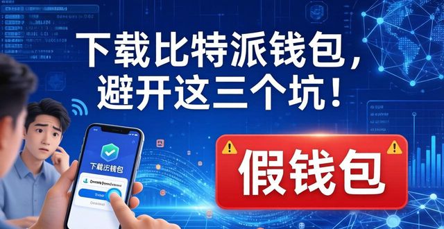 下载比特派钱包，避开这三个坑！