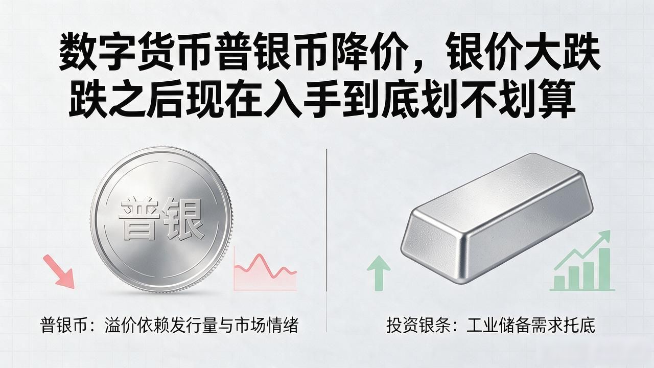 数字货币普银币降价，银价大跌之后现在入手到底划不划算