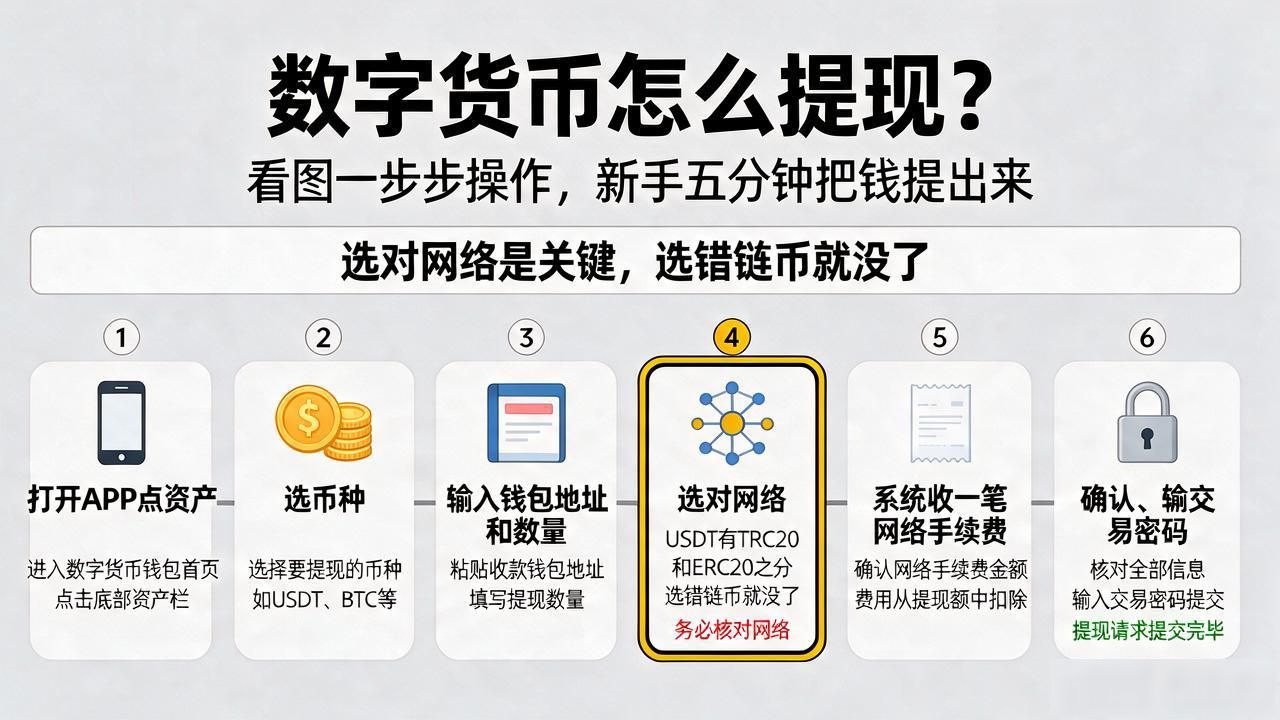 数字货币怎么提现？看图一步步操作，新手五分钟把钱提出来