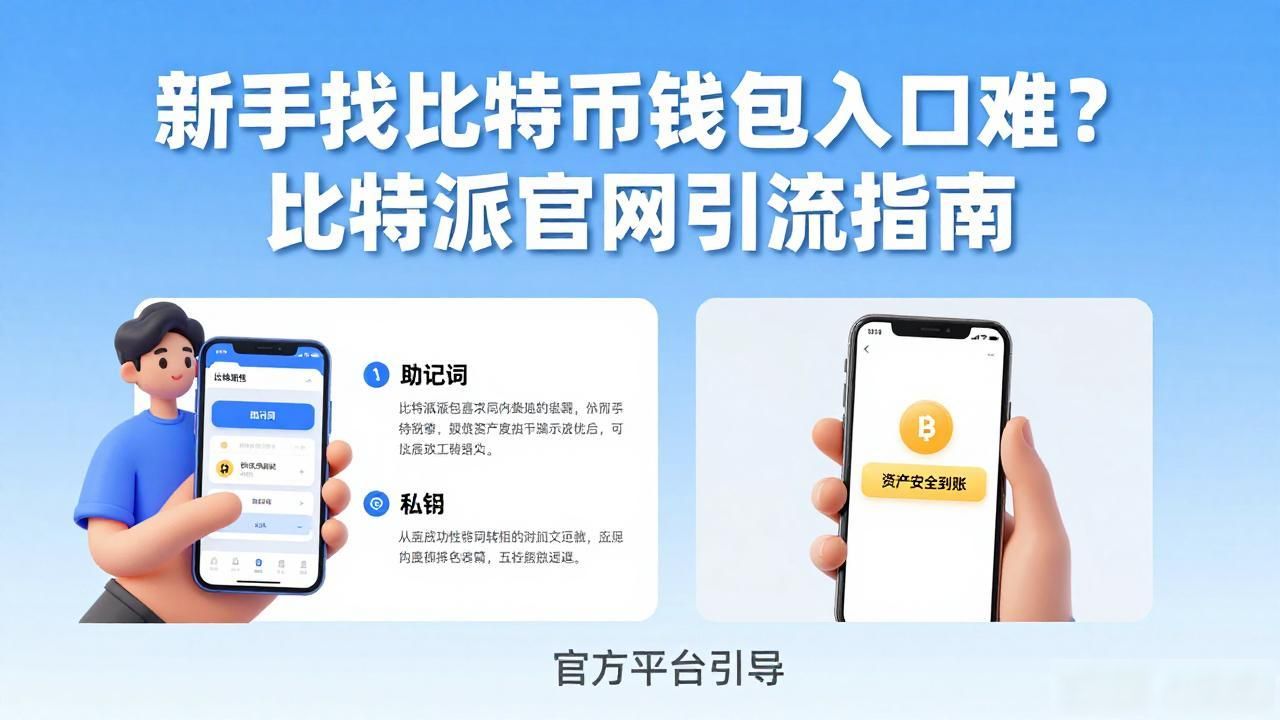 新手找比特币钱包入口难？比特派官网引流指南
