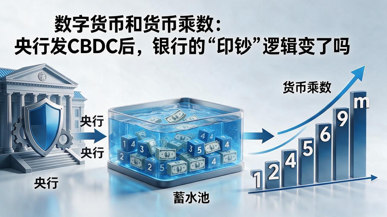 数字货币和货币乘数：央行发CBDC后，银行的"印钞"逻辑变了吗