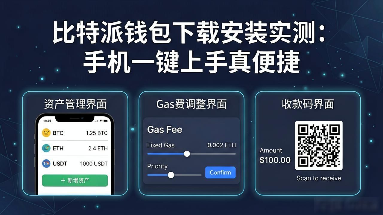 比特派钱包下载安装实测：手机一键上手真便捷