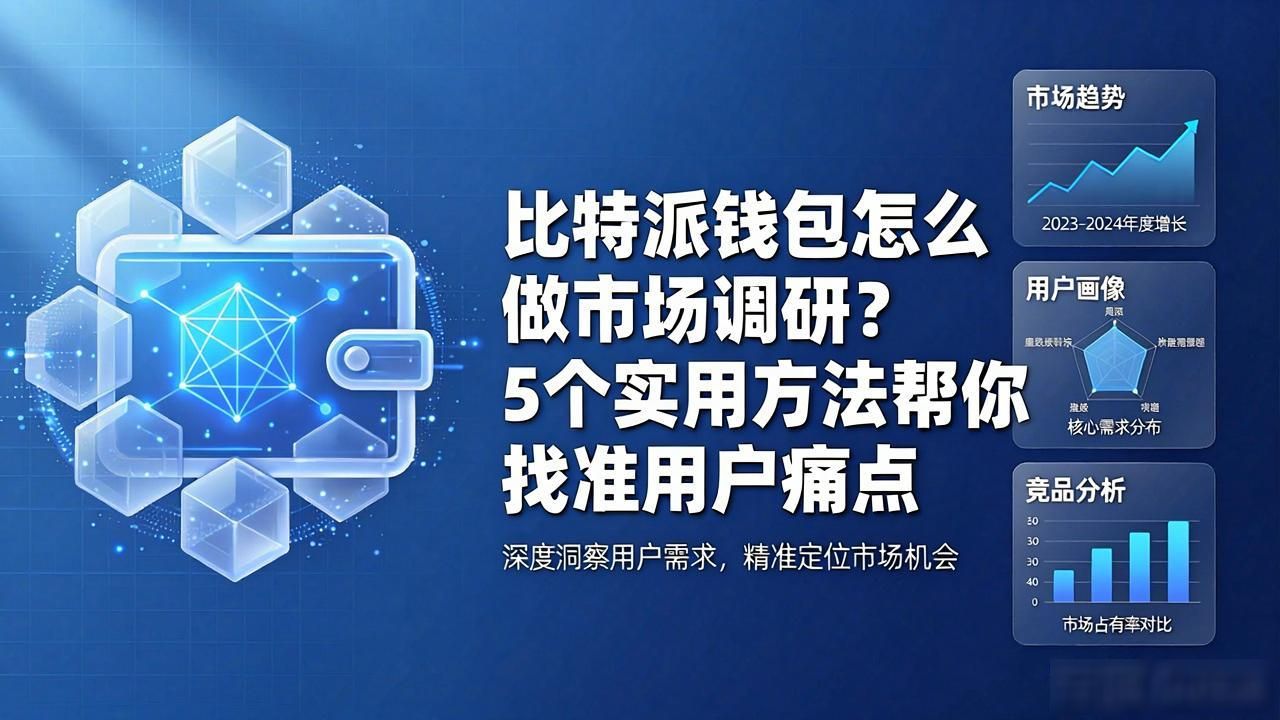 比特派钱包怎么做市场调研？5个实用方法帮你找准用户痛点