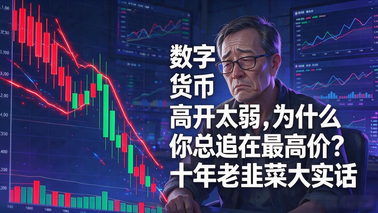 数字货币高开太弱，为什么你总追在最高价？十年老韭菜大实话
