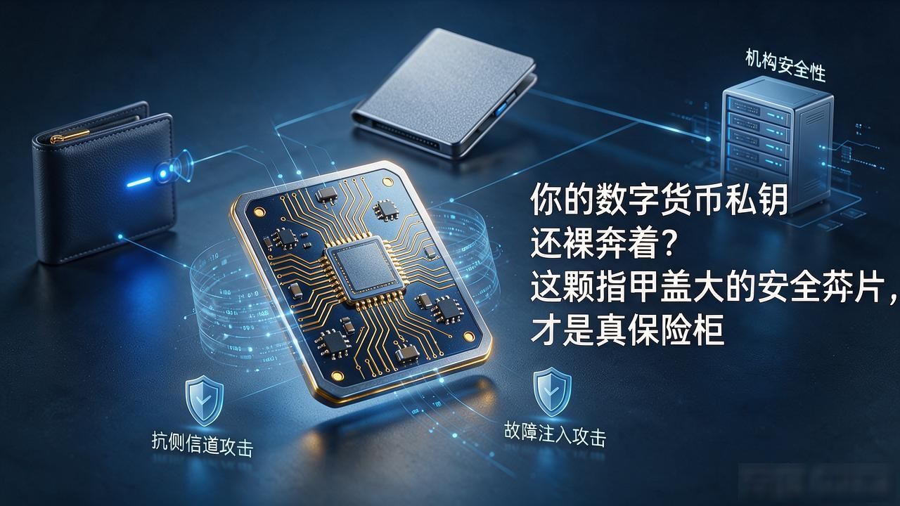 你的数字货币私钥还裸奔着？这颗指甲盖大的安全芯片，才是真保险柜