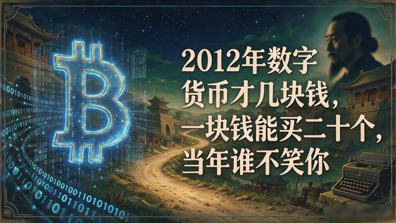 2012年数字货币才几块钱，一块钱能买二十个，当年谁不笑你