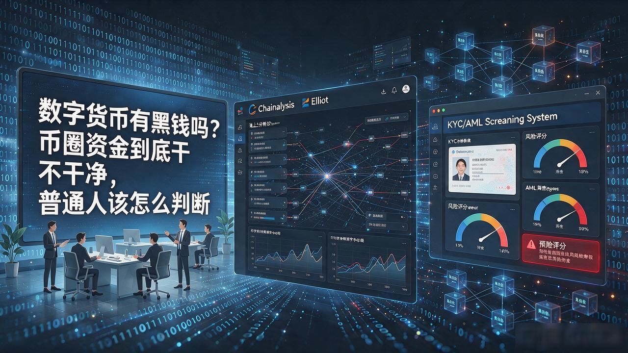 数字货币有黑钱吗？币圈资金到底干不干净，普通人该怎么判断