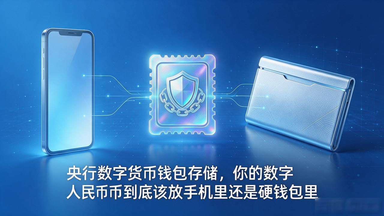 央行数字货币钱包存储，你的数字人民币到底该放手机里还是硬钱包里