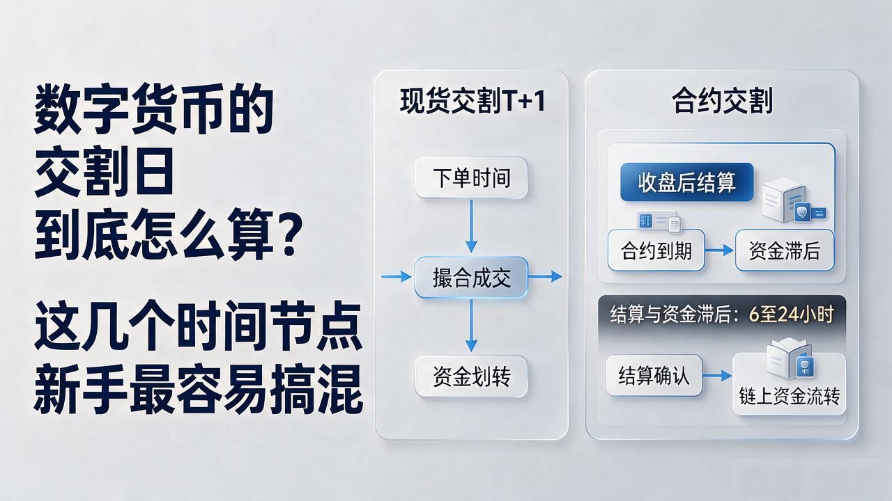 数字货币的交割日到底怎么算？这几个时间节点新手最容易搞混