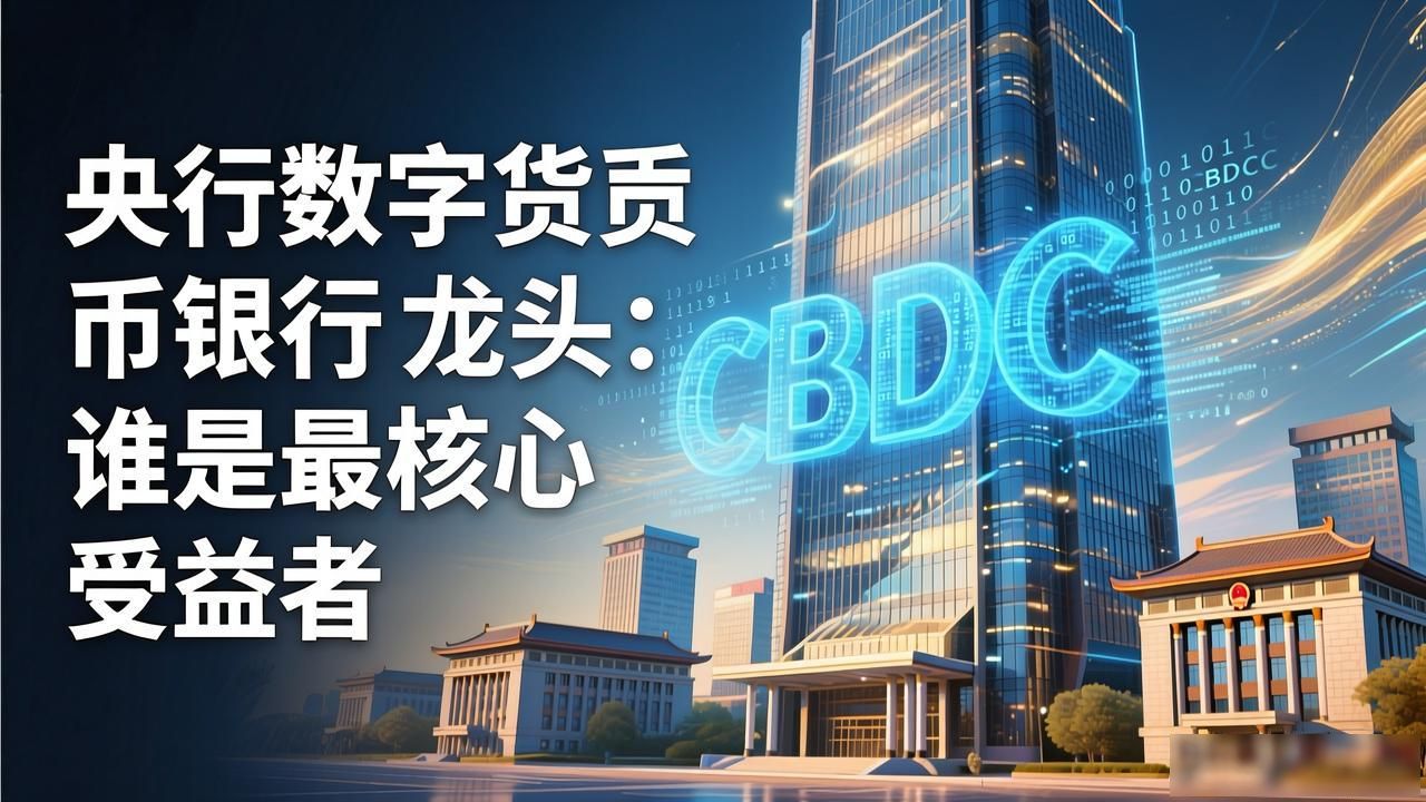 央行数字货币银行龙头：谁是最核心受益者