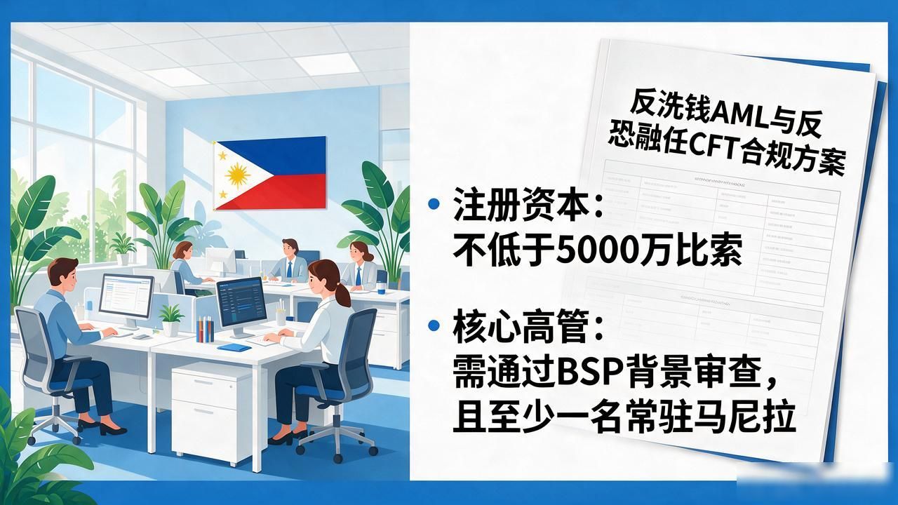 菲律宾数字货币许可证_VASP牌照申请条件_菲律宾虚拟资产服务提供商执照流程