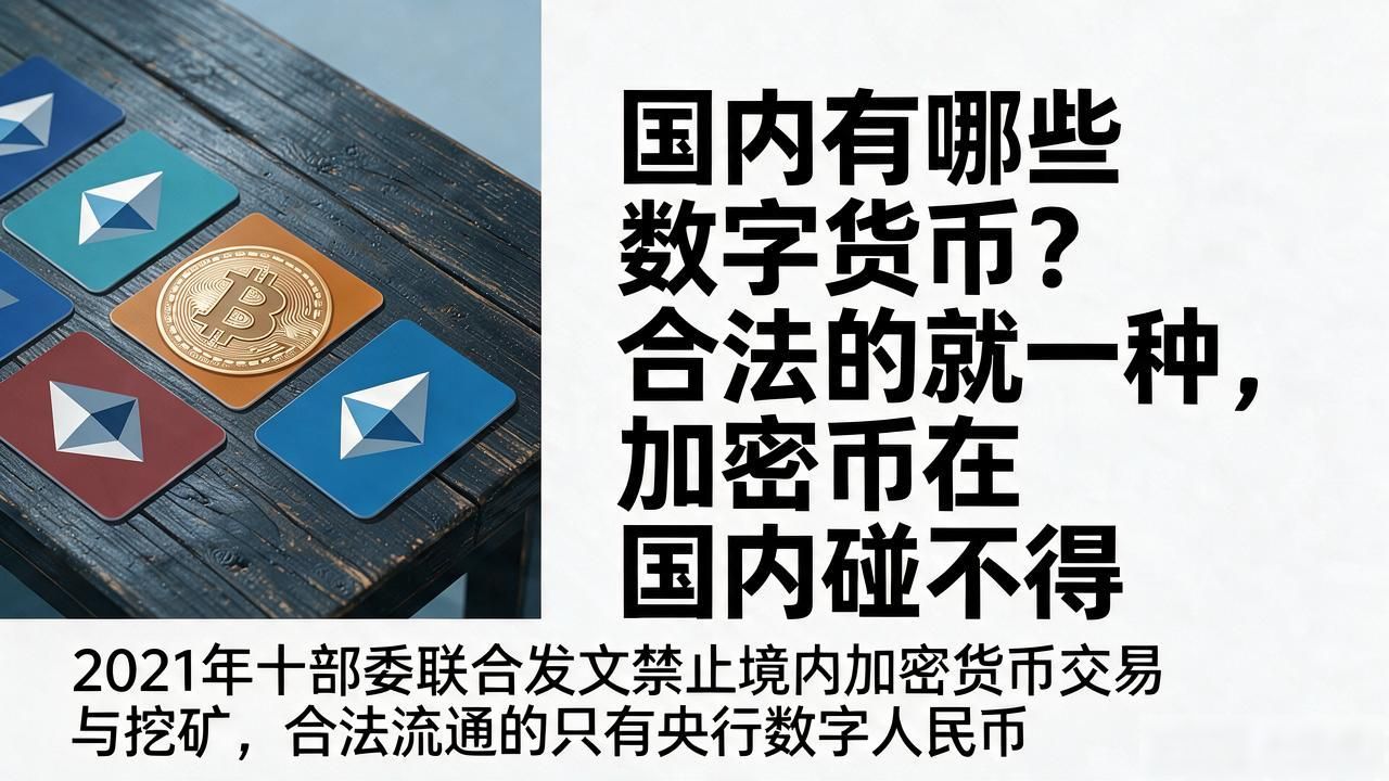 国内有哪些数字货币？合法的就一种，加密币在国内碰不得