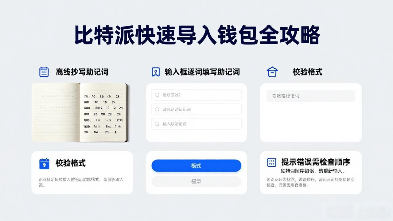 比特派快速导入钱包全攻略