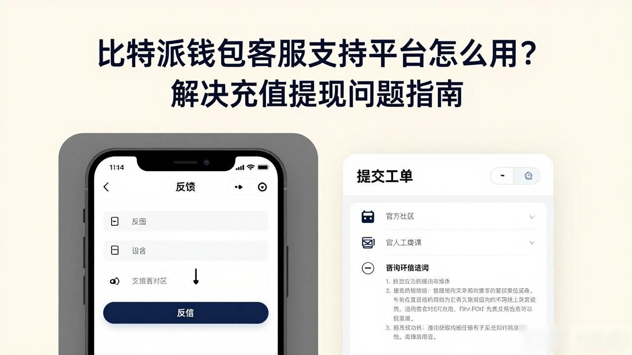 比特派钱包客服支持平台怎么用？解决充值提现问题指南